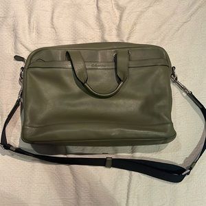 Coach Men’s leather briefcase